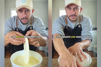 Un migrante venezolano en EE.UU. reveló el secreto para preparar una receta de queso de mano casero