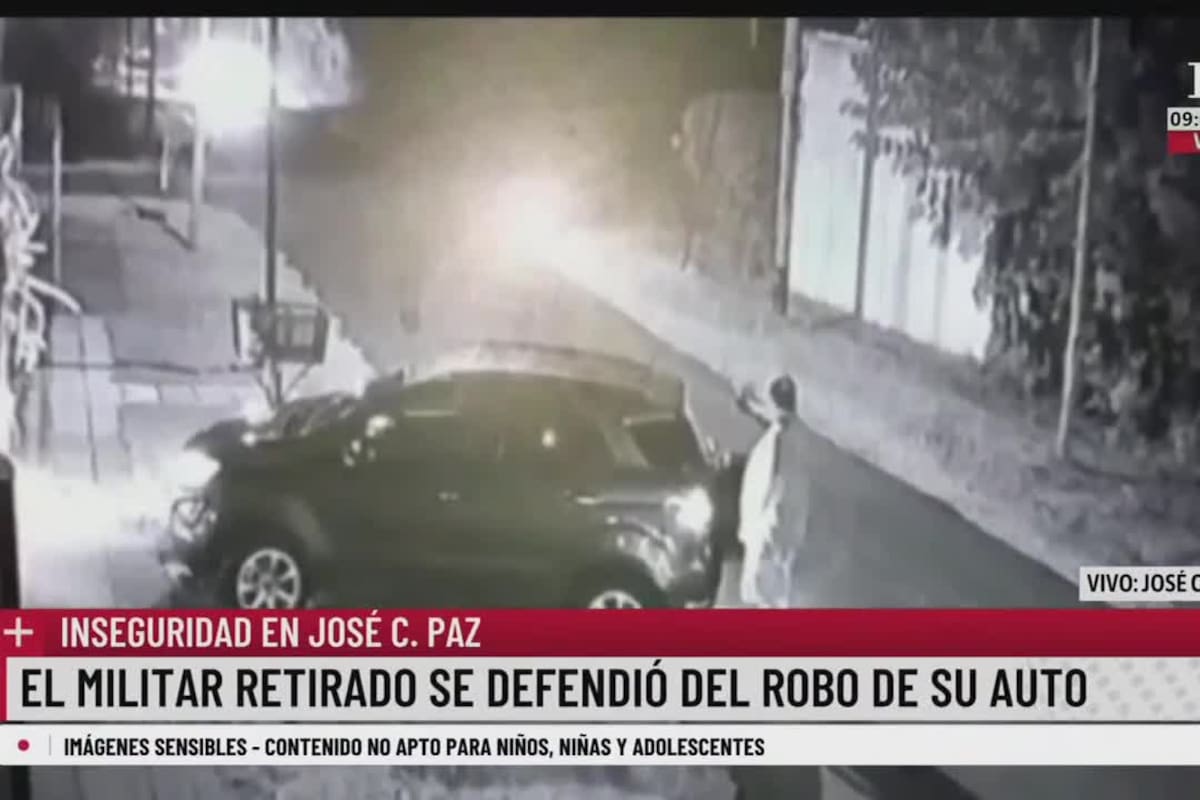 Un militar retirado mató a un delincuente