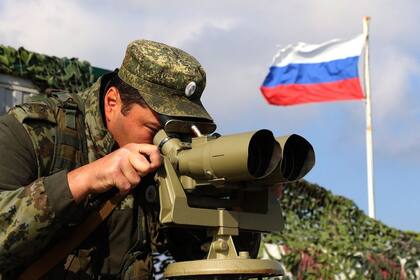 Un militar ruso desplegado en Crimea