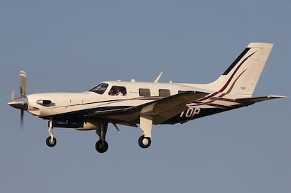 Un modelo de la avioneta donde viajaba Sala, desde Nantes a Cardiff