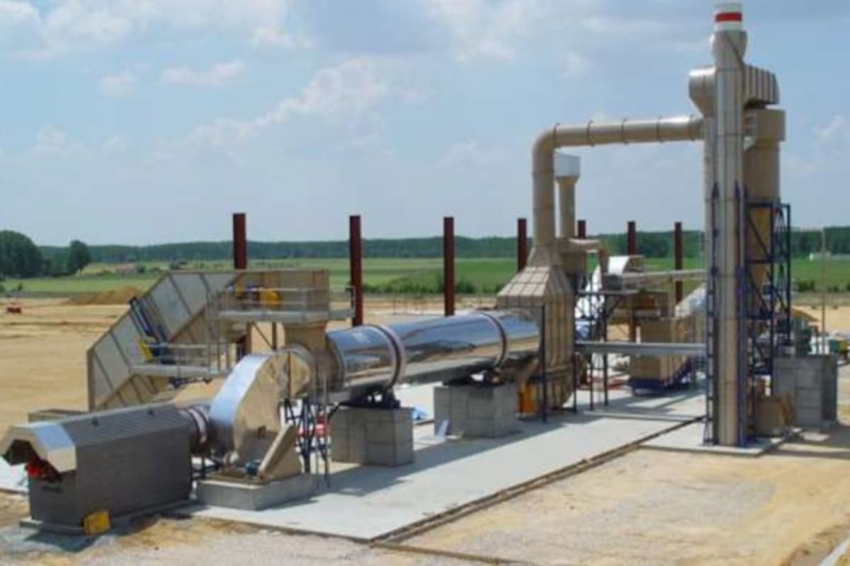 Un modelo de una planta para el secado del producto que se usa en la actividad exportadora