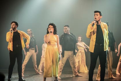 Un momento de Lo que se nos canta y baila, en el Apolo