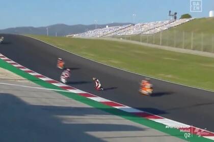 Un momento de máxima tensión en donde estuvo en jueg ola vida del motociclista