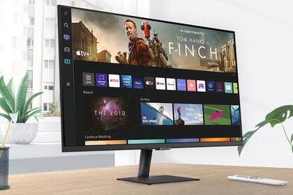 Un monitor Samsung de 43 pulgadas y resolución 4K con las mismas funciones de un televisor