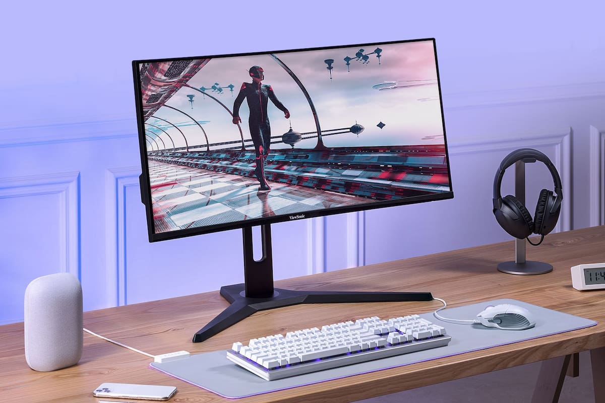 Un monitor ultraancho y curvo de ViewSonic