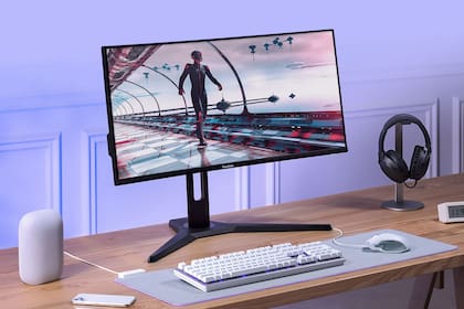 Un monitor ultraancho y curvo de ViewSonic