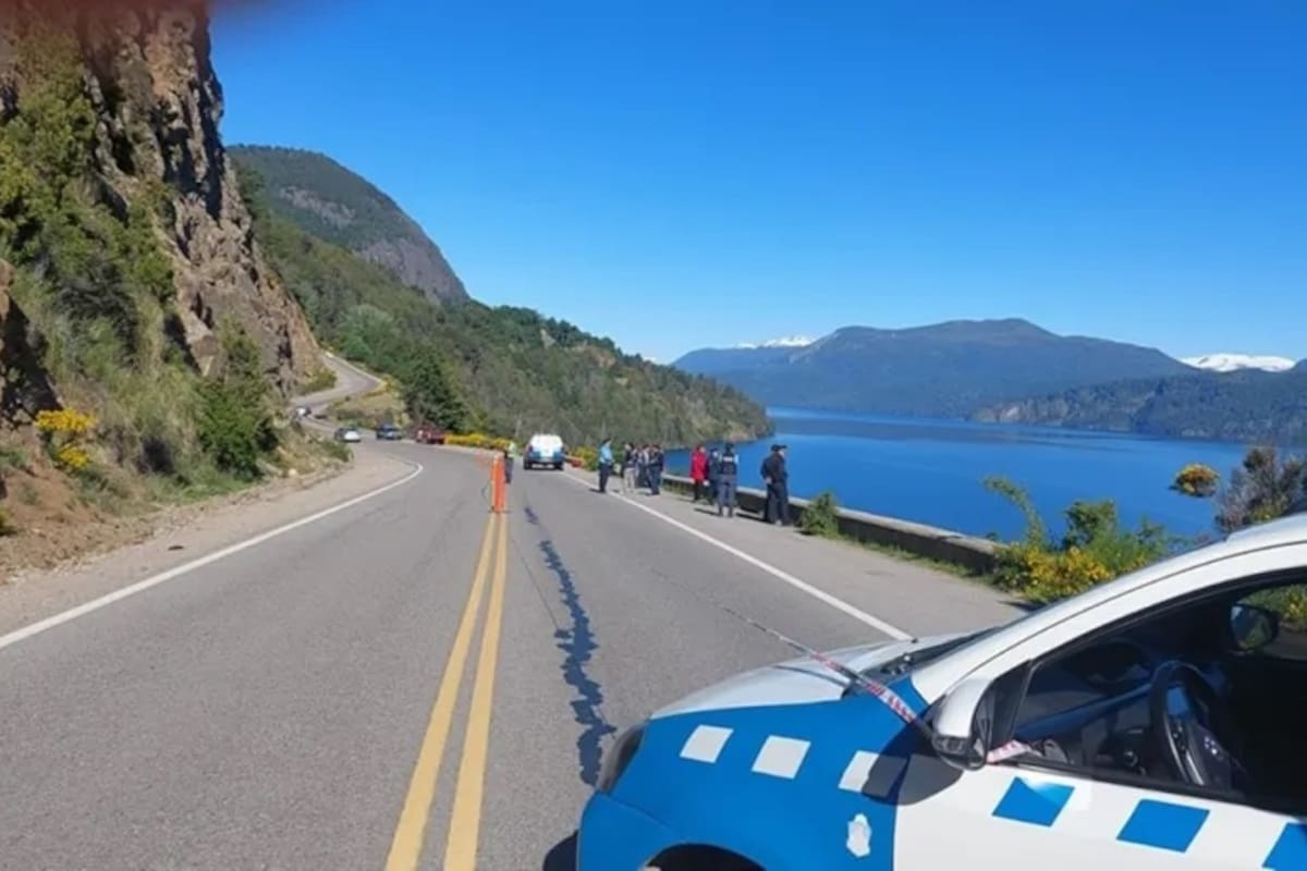Un muerto tras la caída de un auto al lago Lácar