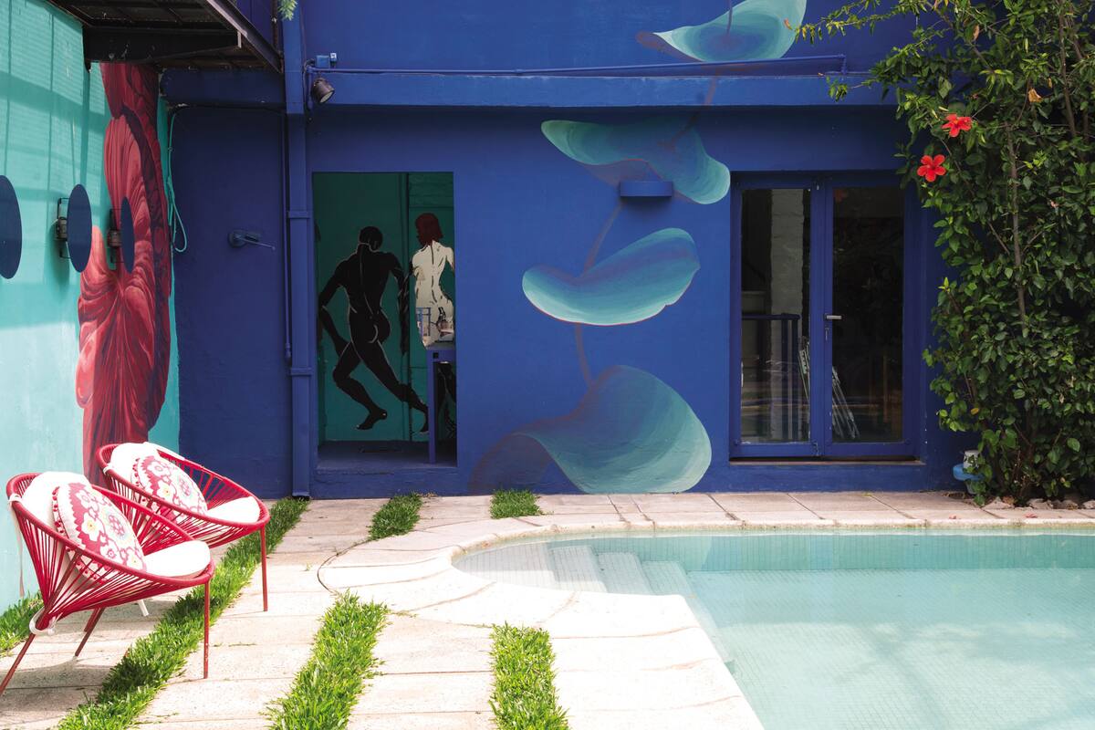 Patio urbano. Paisajismo: Eugenia Anaya.