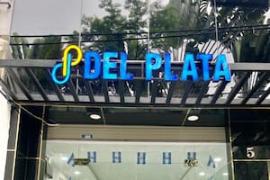 Un negocio de productos argentinos en Vietnam, que promociona la marca país.