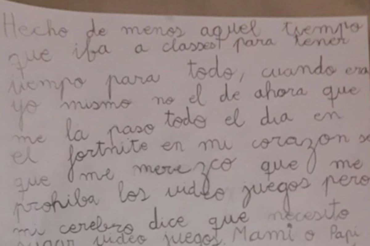 Un niño de 8 años le pidió ayuda a sus padres para superar la adicción a los videojuegos