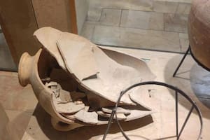 Un niño rompió una vasija de 3.500 años de antigüedad (Museo Hecht)
