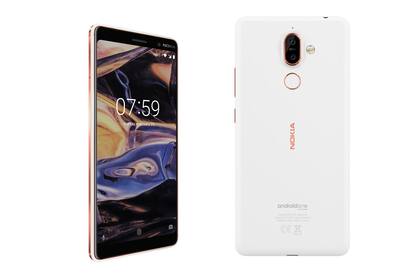 Un Nokia 7, con doble cámara trasera