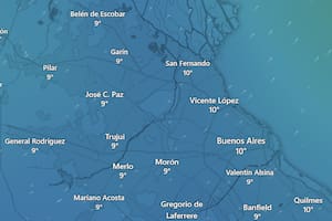 Un nuevo frente frío ingresará a la región del AMBA hoy, miércoles 3 de septiembre