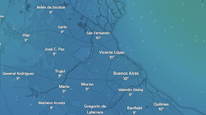 Un nuevo frente frío ingresará a la región del AMBA hoy, miércoles 3 de septiembre