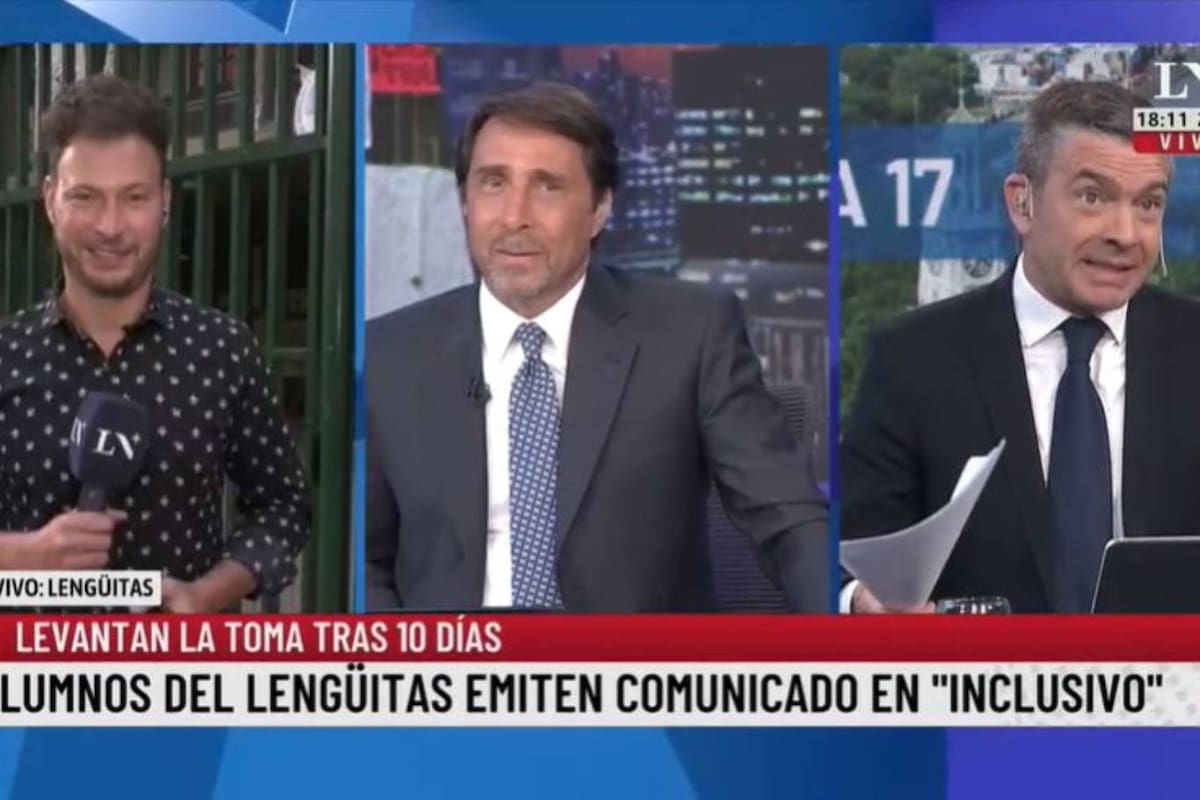 Un nuevo término del lenguaje inclusivo generó sorpresa en los periodistas de LN+ Diego Lewen, Eduardo Feinmann y Pablo Rossi