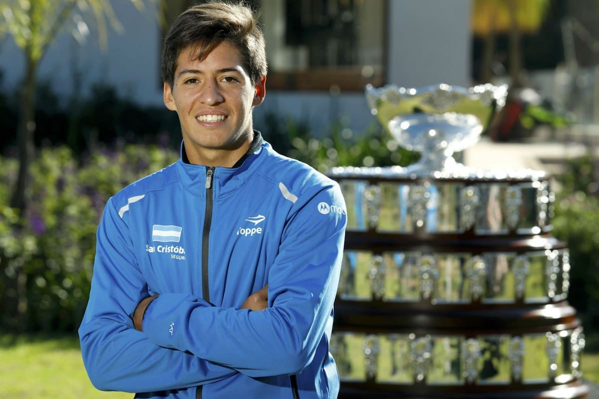 Un N° 1 con historia: Sebastián Báez, el mejor junior dle mundo y cuyo padre es veterano de Malvinas