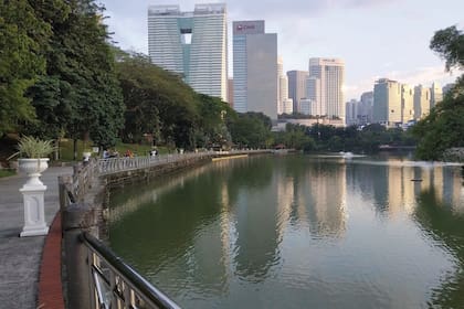 Un oasis en medio de la vorágine citadina.