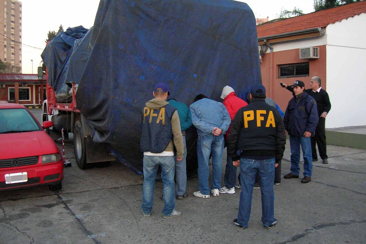 Un operativo de la Policía Federal por piratería del asafalto