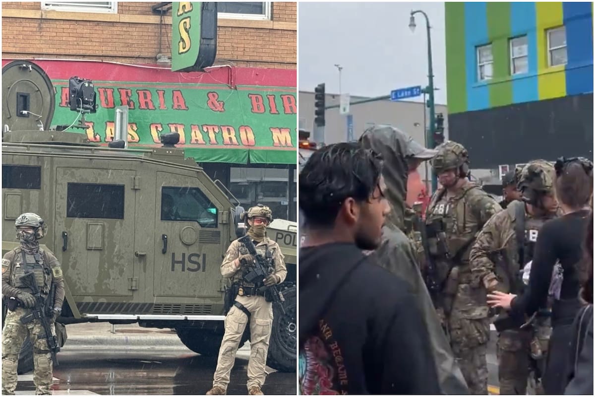 Un operativo en la taquería "Las cuatro Milp" generó una rebelión de migrantes contra un grupo de oficiales conformados por varias agencias federales