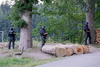 Un operativo policial cerca de Oppenau, en el suroeste de Alemania