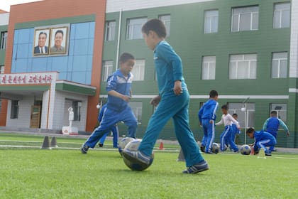 Un orfanato en Pyongyang