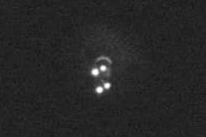 Un ovni fotografiado por dos astrónomos el pasado 15 de agosto en Texas (National UFO Reporting Center)