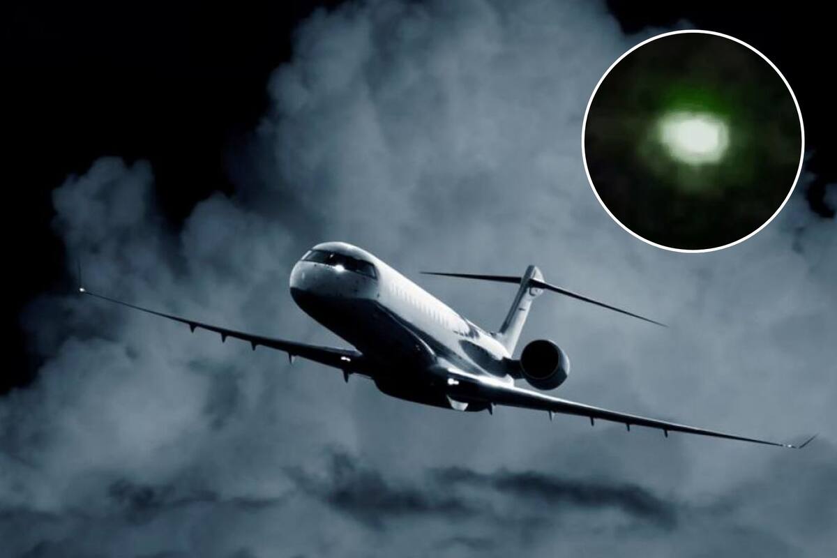 Un ovni fue visto por los tripulantes de un avión vacío durante la noche del 23 de diciembre (Archivo/Cassandra Martin)