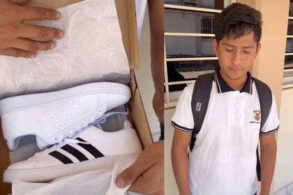Un padre le dejó una enseñanza a su hijo que se burló de un compañero por tener zapatos que no eran de marca