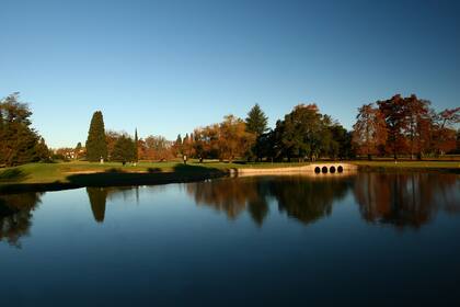 Un paisaje del golf: belleza pura