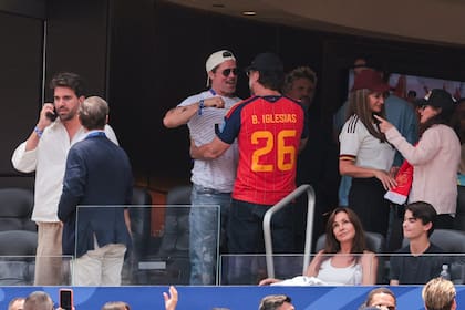 ¡Un palco de lujo! Brad Pitt, Javier Bardem y Penélope Cruz no se quisieron perder el partido que se disputaron Bélgica y España