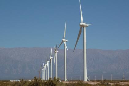 Un parque eólico en La Rioja. Foto: Rodrigo Herrera Vegas