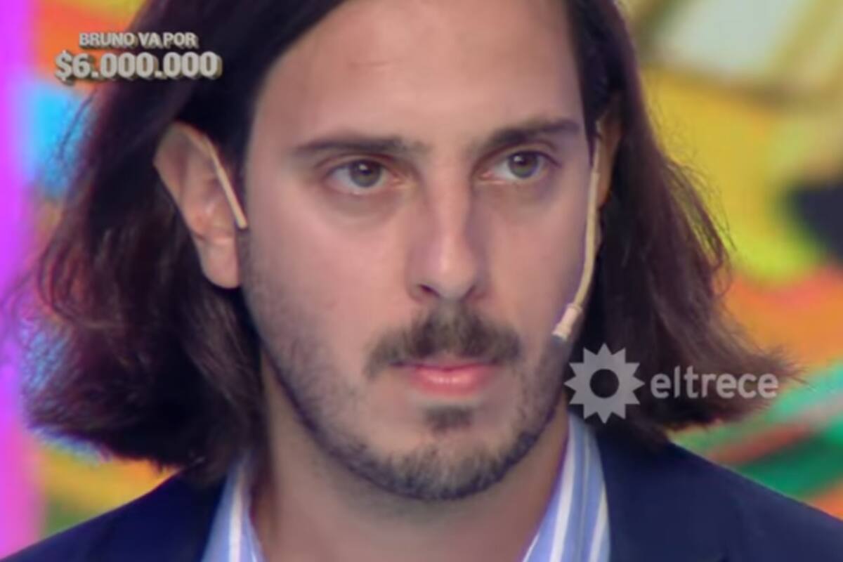 Un participante de Los 8 escalones llamado Guido hizo una curiosa comparación entre el juego y la vida y sorprendió a Kaczka (Foto: Captura eltrece)