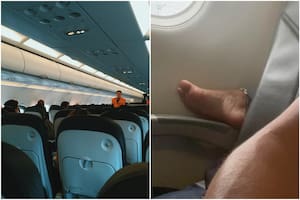 Un pasajero fue poco empático con una actitud que tuvo en el avión y lo expusieron en redes