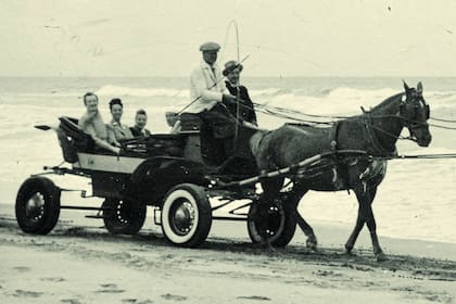 Un paseo en carro por las playas de Pinamar
