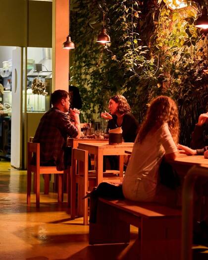 Un patio ideal para la época de primavera