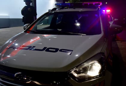 Un patrullero de la policía de Uruguay.
