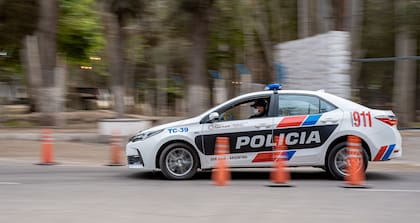 Un patrullero de la policía de San Juan
