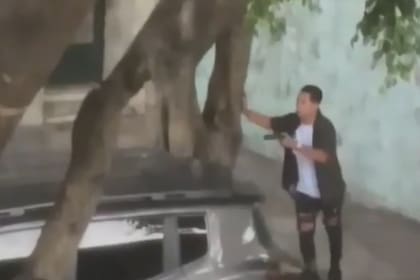 Un peatón resultó herido de bala en su pierna