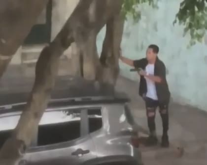 Un peatón resultó herido de bala en su pierna