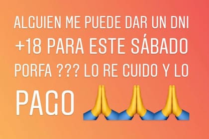 Un pedido por Instagram