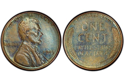 Un pequeño grupo de monedas de un centavo emitidas durante la Segunda Guerra Mundial presenta una composición metálica inusual