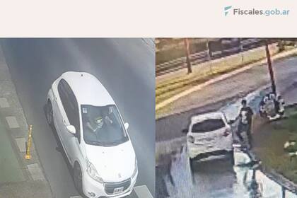 Un Peugeot 208 empleado por la banda durante los secuestros extorsivos