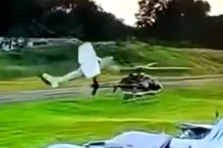 Un piloto de avioneta murió en una violenta colisión con un helicóptero de la Policía de Pensilvania