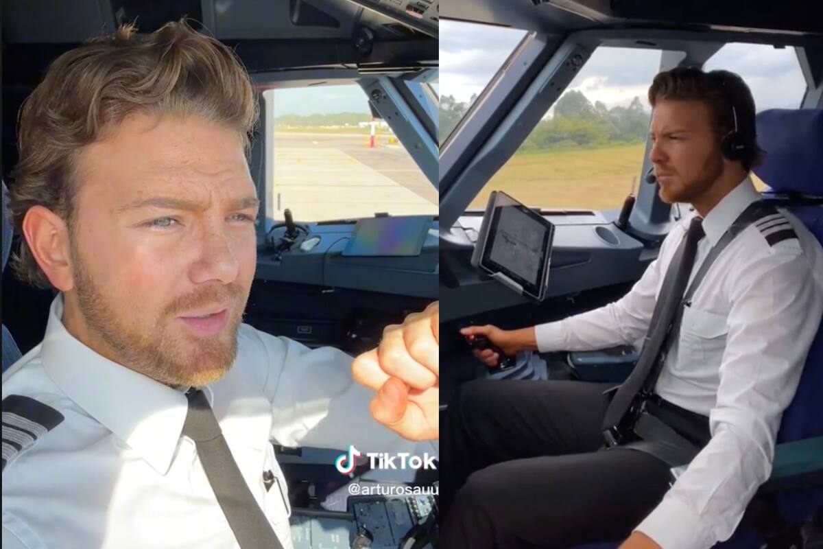 Un piloto habló sobre las luces de un avión y qué tan funcionales son en los vuelos de noche