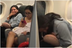 Un piloto sorprendió a su hija en pleno vuelo, quien no pudo ocultar su emoción