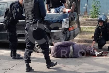 Un pitbull mordió a varios vecinos y un policía lo baleó para detenerlo, en Rosario