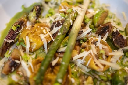 Un plato del restaurante