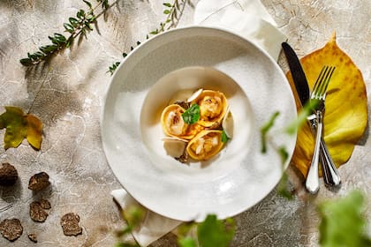 Un plato tradicional de la cocina del chef Nejc Ban, premiado por Michelin hace muy poco.