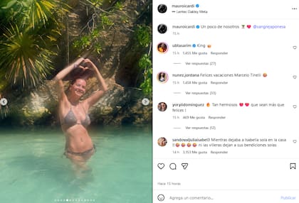 "Un poco de nosotros", escribió el futbolista en la publicación (Foto: Instagram @mauroicardi)