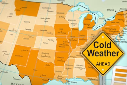 Un poderoso pulso de aire ártico se desplaza sobre Estados Unidos este viernes 6 de febrero, lo que provocará un desplome térmico y ráfagas de viento potentes